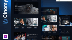 Cinomy – Movie TV & Streaming Services Elementor Template Kit
