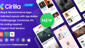 Cirilla (v4.2.5) Multipurpose Flutter App For Wordpress & Woocommerce