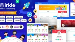 Cirkle (v1.2.3) Social Networking WordPress Theme
