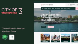 City of WP (v3.4) Municipal & Local Government Theme