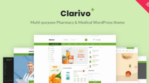 Clarivo v1.5.6 - Pharmacy and Medical WordPress theme
