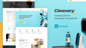 Cleanary - Cleaning Service Company Elementor Template Kit