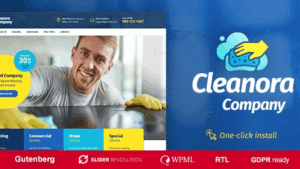 Cleanora (v1.1.8) Cleaning Services Theme