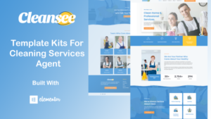 Cleansee - Cleaning Service Elementor Template Kit