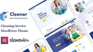 Cleener (v1.0.6) Cleaning Services WordPress Theme