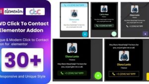 Click To Contact For Elementor v1.0
