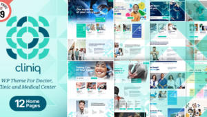 Cliniq (v1.1.5) WordPress Theme for Doctor, Clinic & Medica