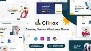 Clinox v1.0.5 Cleaning Services WordPress Theme