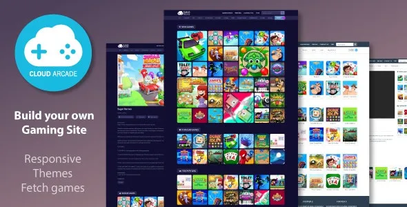 CloudArcade (v1.9.0) Activated - HTML5 / Web Game Portal CMS [NFIX]
