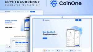 CoinOne - Cryptocurrency Elementor Template Kit