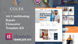 Colek - AC Repair Services Elementor Template Kit