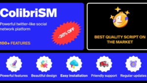 ColibriSM (v1.4.3) The Ultimate PHP Modern Social Media Sharing Platform [Activated]