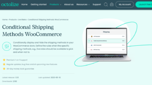 Conditional Shipping Methods WooCommerce (Octolize) v1.5.1 [Activated]
