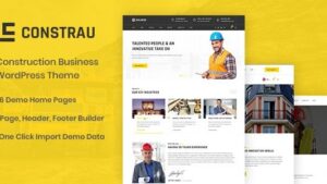 Constrau (v1.3.4) Construction Business WordPress Theme
