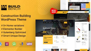 Buildbench (v2.1.5) Construction Building WordPress Theme
