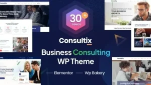 Consultix (v5.0) Business Consulting WordPress Theme [Activated]