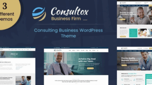 Consultox (v2.5) Consulting Business WordPress Theme