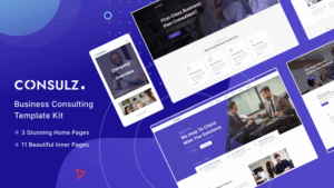 Consulz - Consulting Company Elementor Template Kit