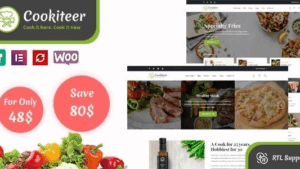 Cookiteer v1.4.8 Food & Recipe WordPress Theme