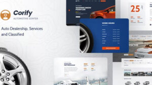 Corify v1.0.10 Wordpress Car Listings Dealership Theme