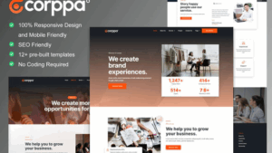 Corppa - Business & Portfolio Elementor Template Kit
