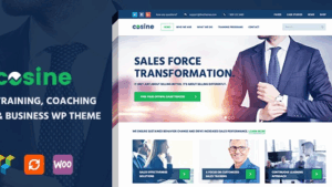 Cosine (v1.0.8) Training, Coaching & Business WordPress Theme