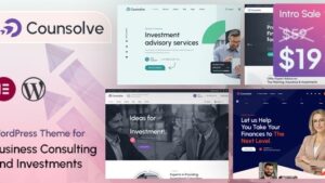Counsolve (21 June 2025) Consulting & Investments WordPress Theme