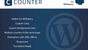 Counter v1.0 Addons for WPBakery Page Builder WordPres Plugin