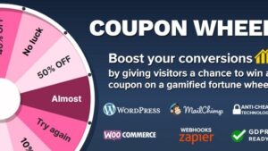 Coupon Wheel For WooCommerce and WordPress v3.6.0
