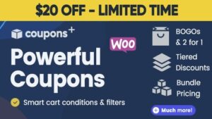 Coupons + (v2.2.5.1) WooCommerce Advanced Coupons, Discount Rules, BOGO Offers, Bulk Discounts, Shipping +