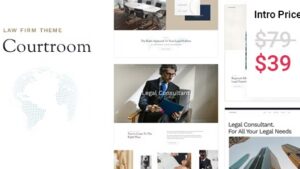 Courtroom v1.0 Lawyer and Law Firm Theme