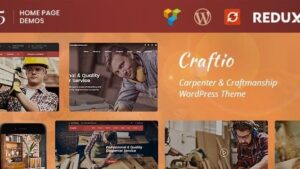 Craftio (v2.3) Carpenter WordPress Theme