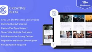 Creative Blog Designer Bundle for WordPress v.1.0.1