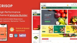 Crisop (v1.1.7) Elementor Grocery Store & Food WooCommerce Theme