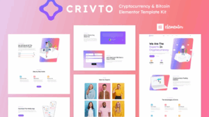 Crivto - Cryptocurrency & Bitcoin Elementor Template Kit
