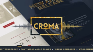 Croma v3.6.2 Responsive Music WordPress Theme with Ajax and Continuous Playback