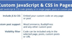 Custom JavaScript & CSS in Pages v3.7