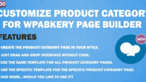 Customize Product Category for WPBakery Page Builder v5.2.0