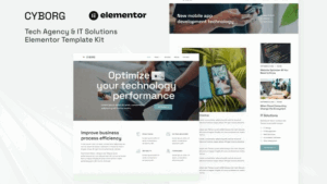 Cyborg - Tech Agency & IT Solutions Elementor Template Kit