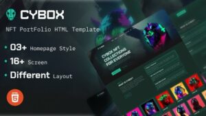 Cybox 16 August 2022 NFT Collections HTML Template