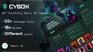Cybox (24 May 2024) NFT Portfolio React Template