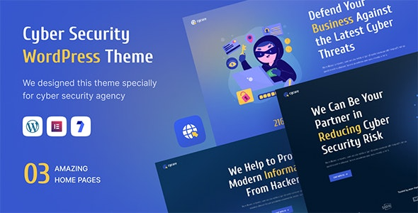 Cycure (v1.2) Cyber Security Services WordPress Theme
