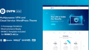 DVPN v1.6 Multipurpose VPN WordPress Theme  [Activated]