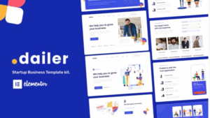 Dailer - Startup Elementor Template Kit