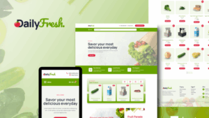 DailyFresh - Grocery Store Elementor Template Kit