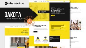 Dakota - Creative & Digital Agency Elementor Template Kit