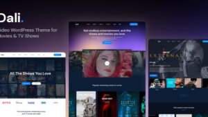 Dali v1.0.2 Movies & TV Shows WordPress Theme