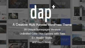 Dap v1.0 - Creative MultiPurpose WordPress Theme