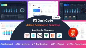 DashCode (v2.0.9) Admin Dashboard Template