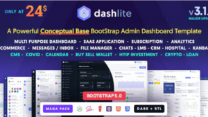 DashLite (v3.2.4) Bootstrap Responsive Admin Dashboard Template